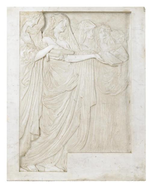 Leonardo Bistolfi - Fanciulle che offrono libri