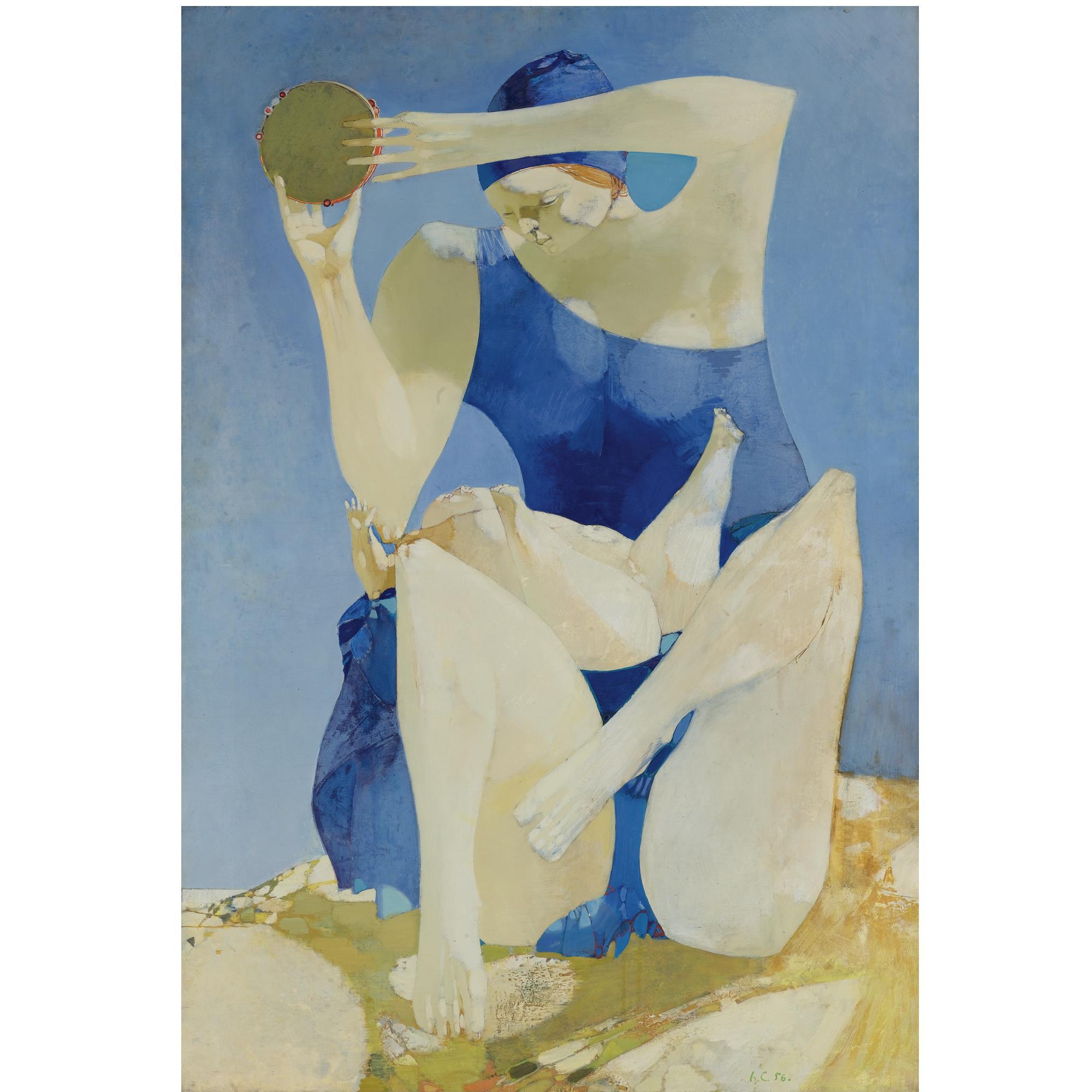 Leonardo Cremonini - Mother And Child On The Beach