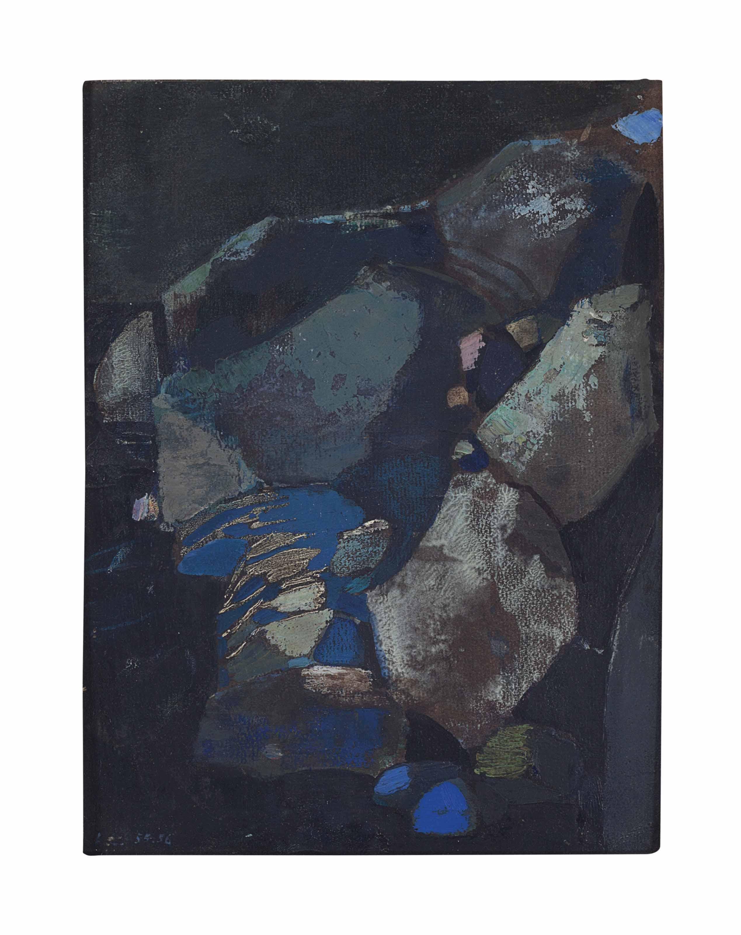 Leonardo Cremonini - Rochers dans la nuit