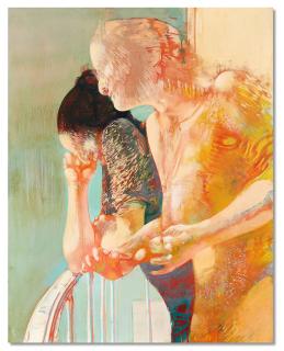 Leonardo Cremonini - Untitled (Femmes au balcon)