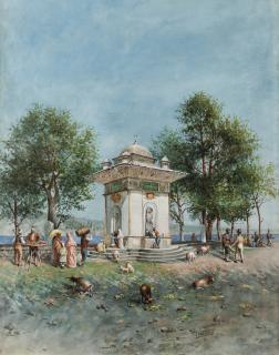 Leonardo De Mango - Italiana Friday At The Fountain Of The Sweet Waters, Constantinople