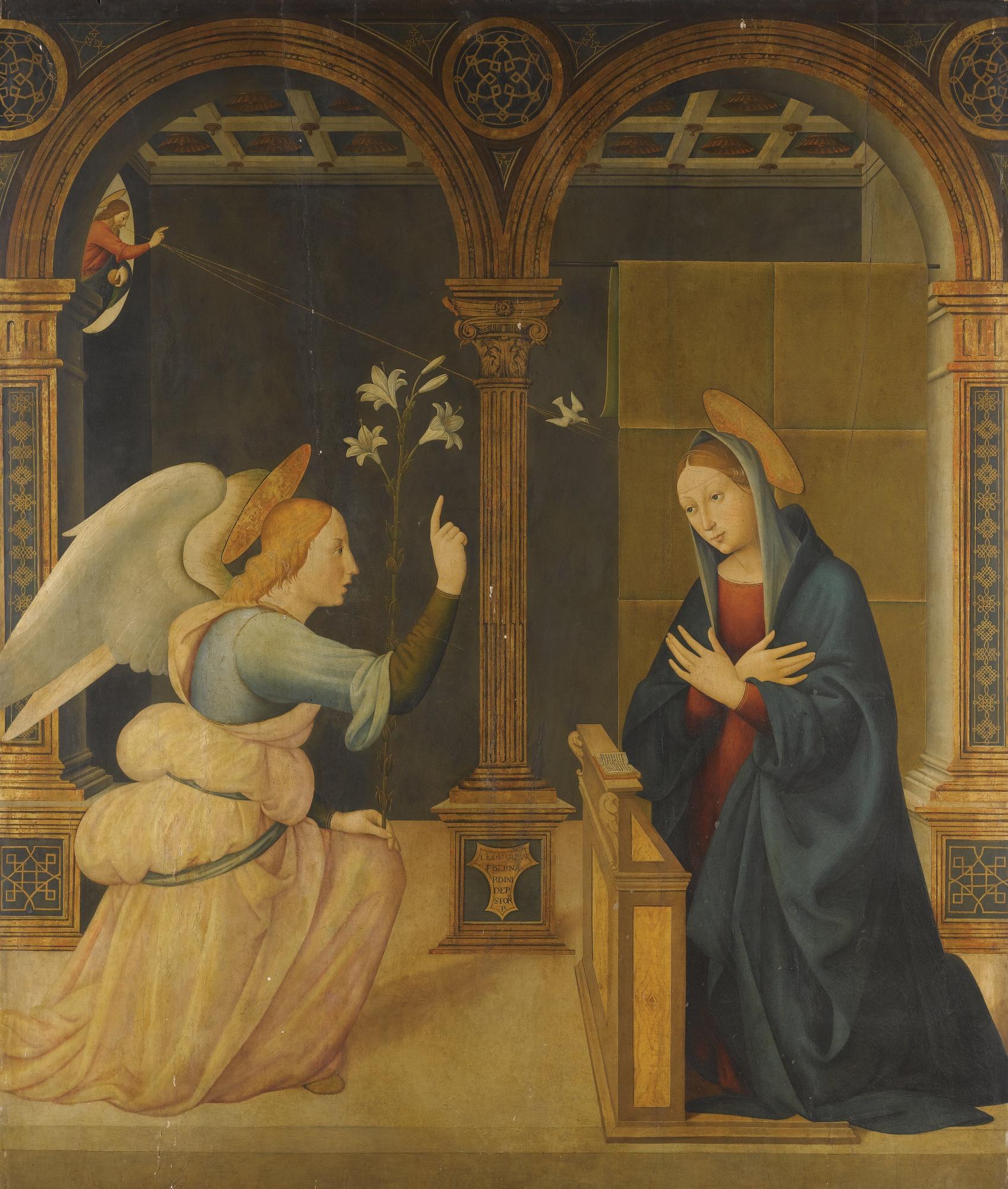 Leonardo di Bernardino del Signoraccio - The Annunciation