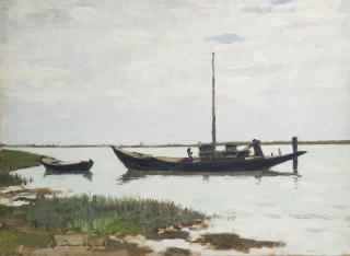 Leonardo Dudreville - Boats on the Brenta