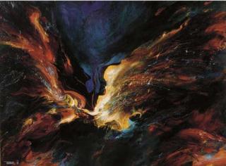 Leonardo Nierman - Ave Fugaz