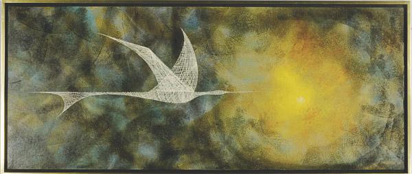 Leonardo Nierman - Bird in Flight