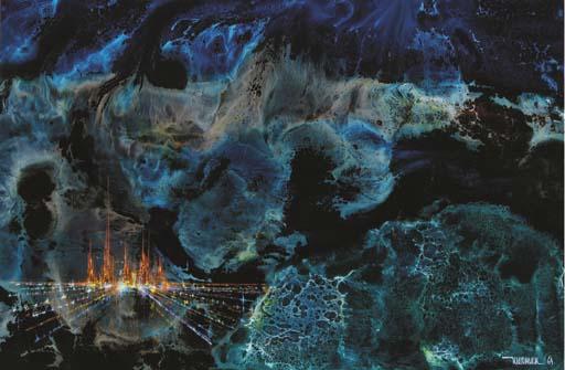 Leonardo Nierman - Cityscape