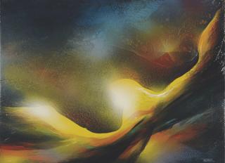 Leonardo Nierman - The Golden Bird