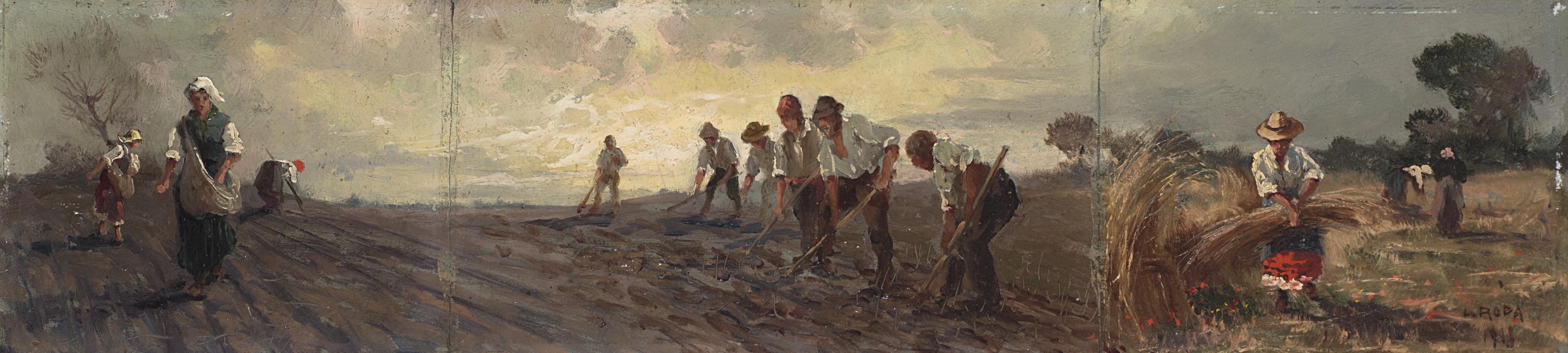 Leonardo Roda - Lavoro nei campi