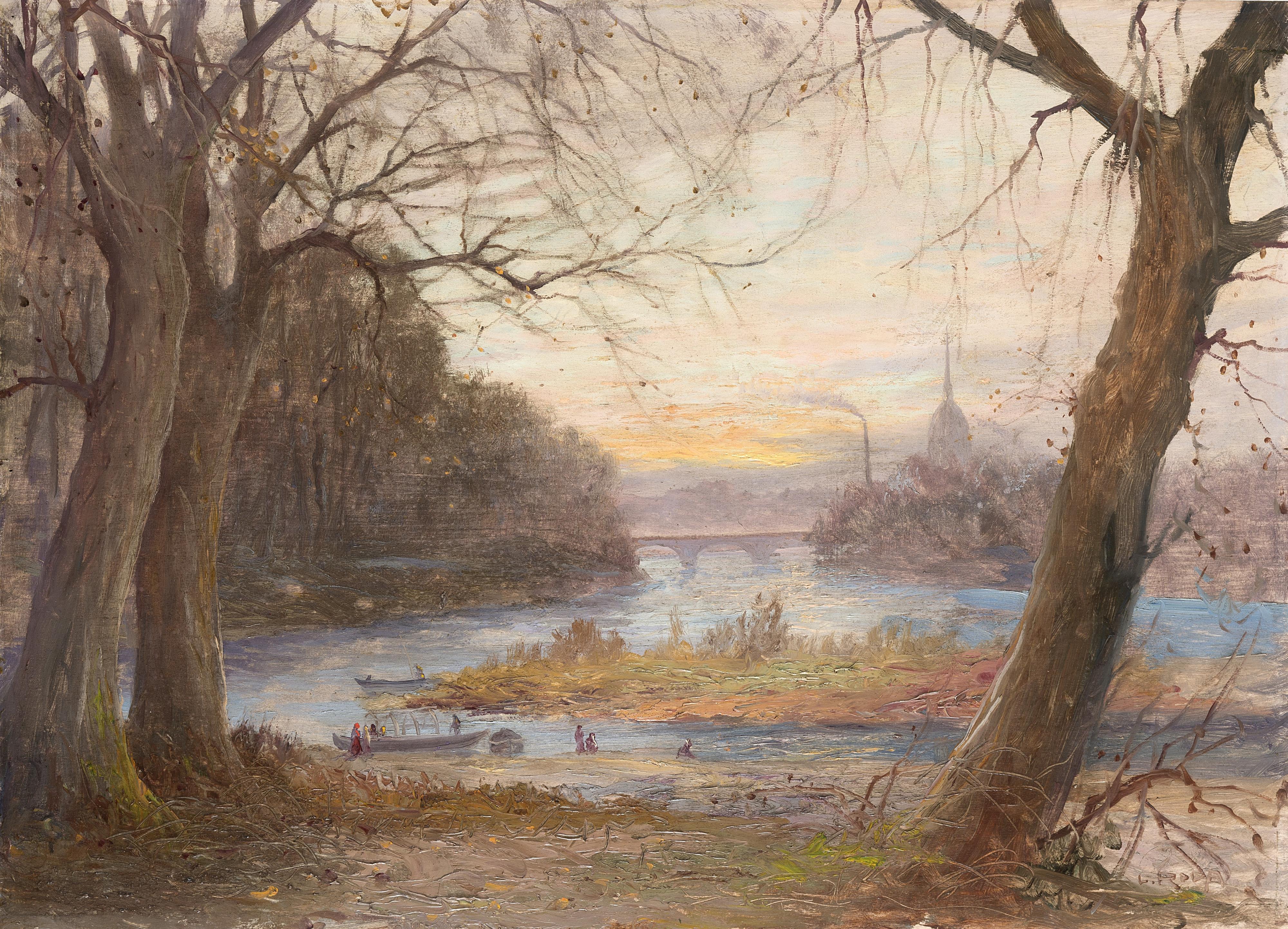 Leonardo Roda - Veduta dalla Madonna del Pilone, Torino