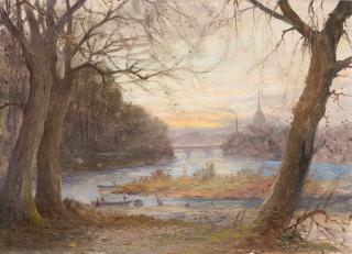 Leonardo Roda - Veduta dalla Madonna del Pilone, Torino