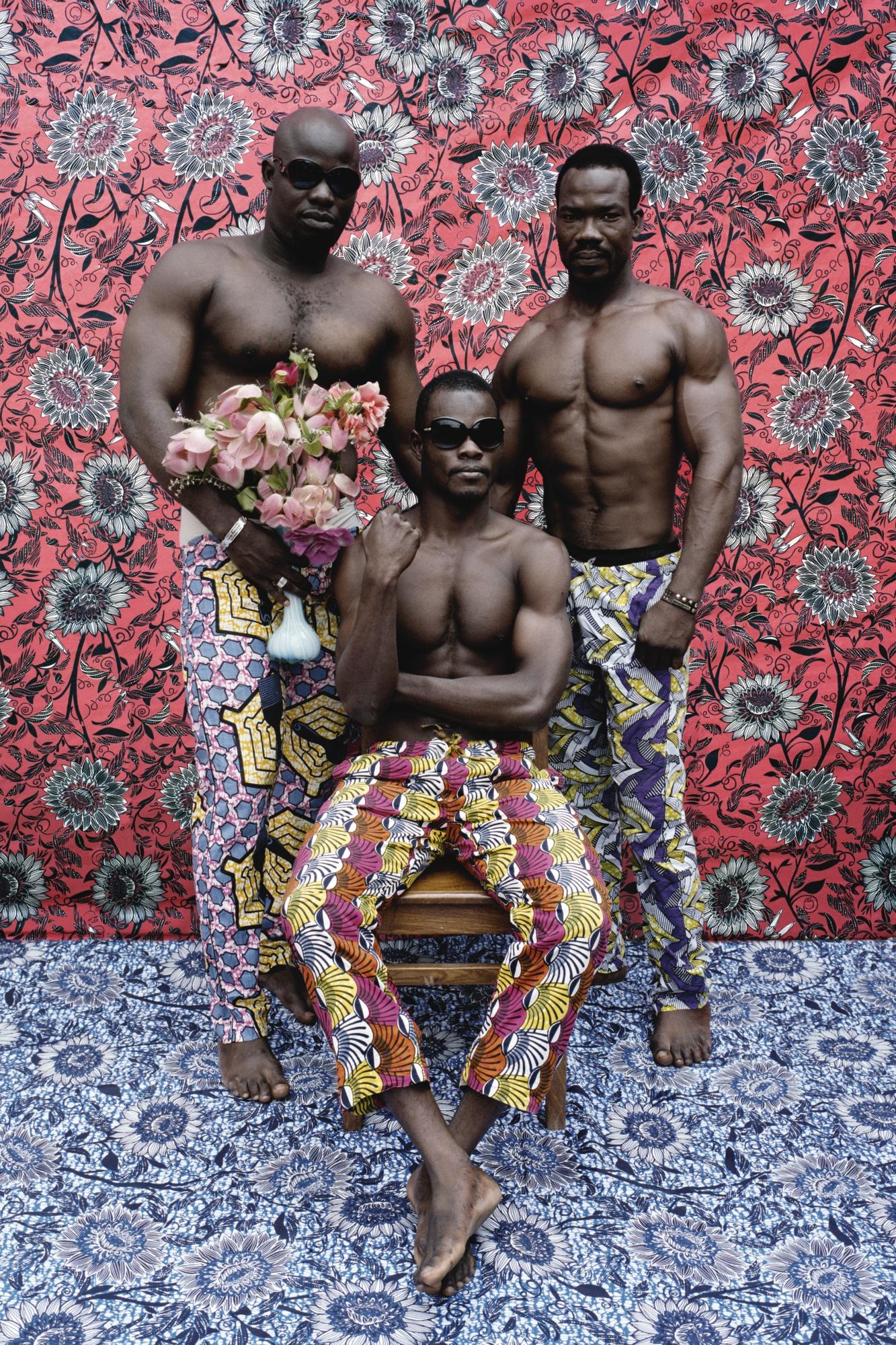 Leonce Raphael Agbodjelou - Benineseuntitled, Musclemen Series, 2012