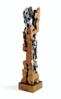 Leoncillo - Grande Mutilazionesigned; Terracotta And Enamel. Executed In 1962.