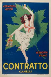 Leonetto Cappiello - Contratto. Canelli