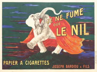 Leonetto Cappiello - Je ne fume que le nil.
