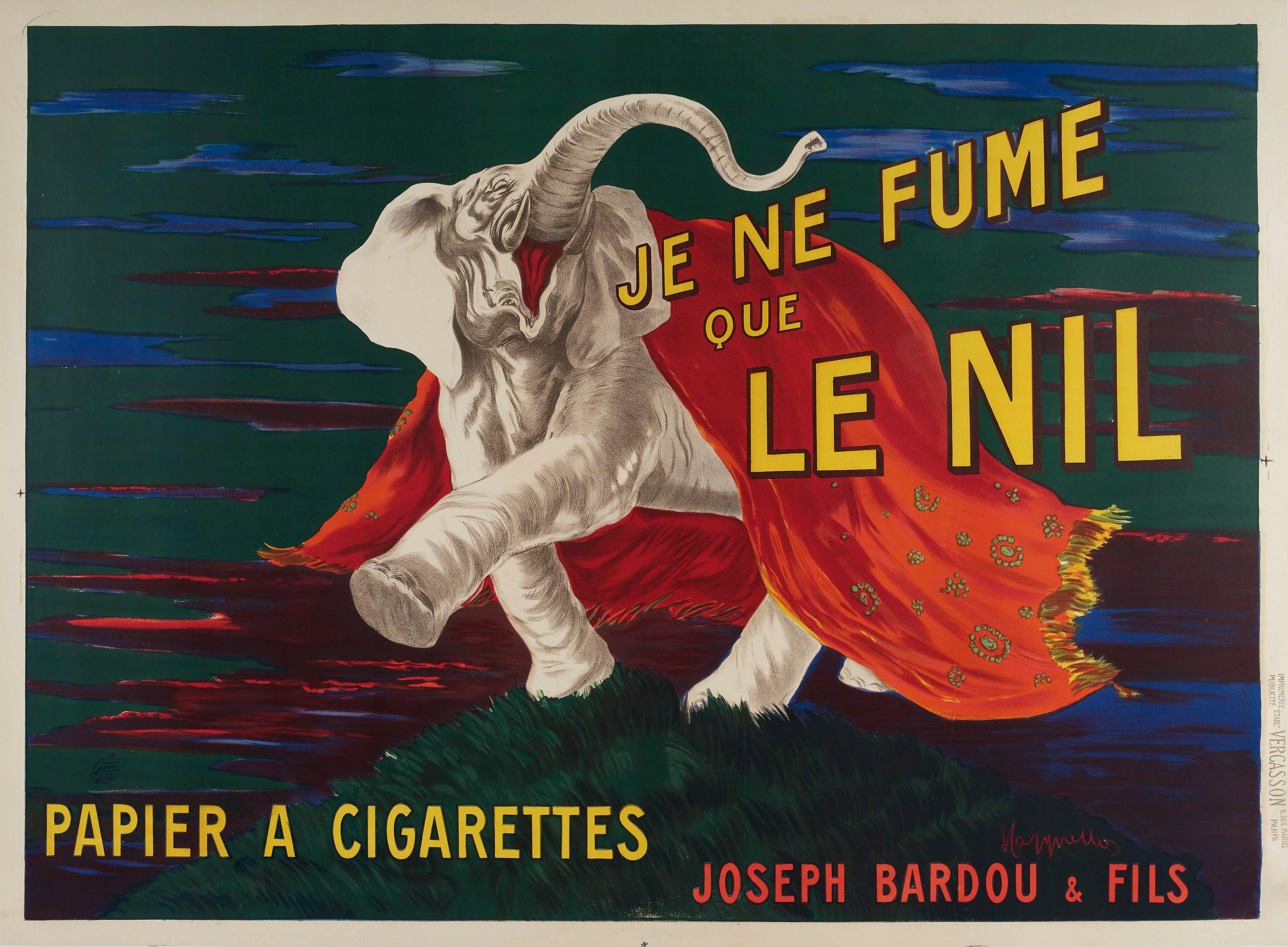 Leonetto Cappiello - Je Ne Fume Que Le Nil