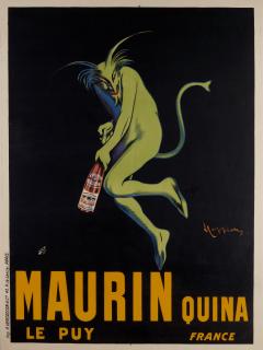 Leonetto Cappiello - Maurin Quina Le Puy Liqueur Devil Poster