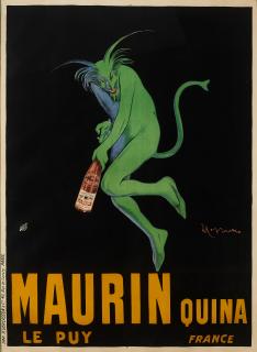 Leonetto Cappiello - Maurin Quina Le Puy Liqueur Devil Poster