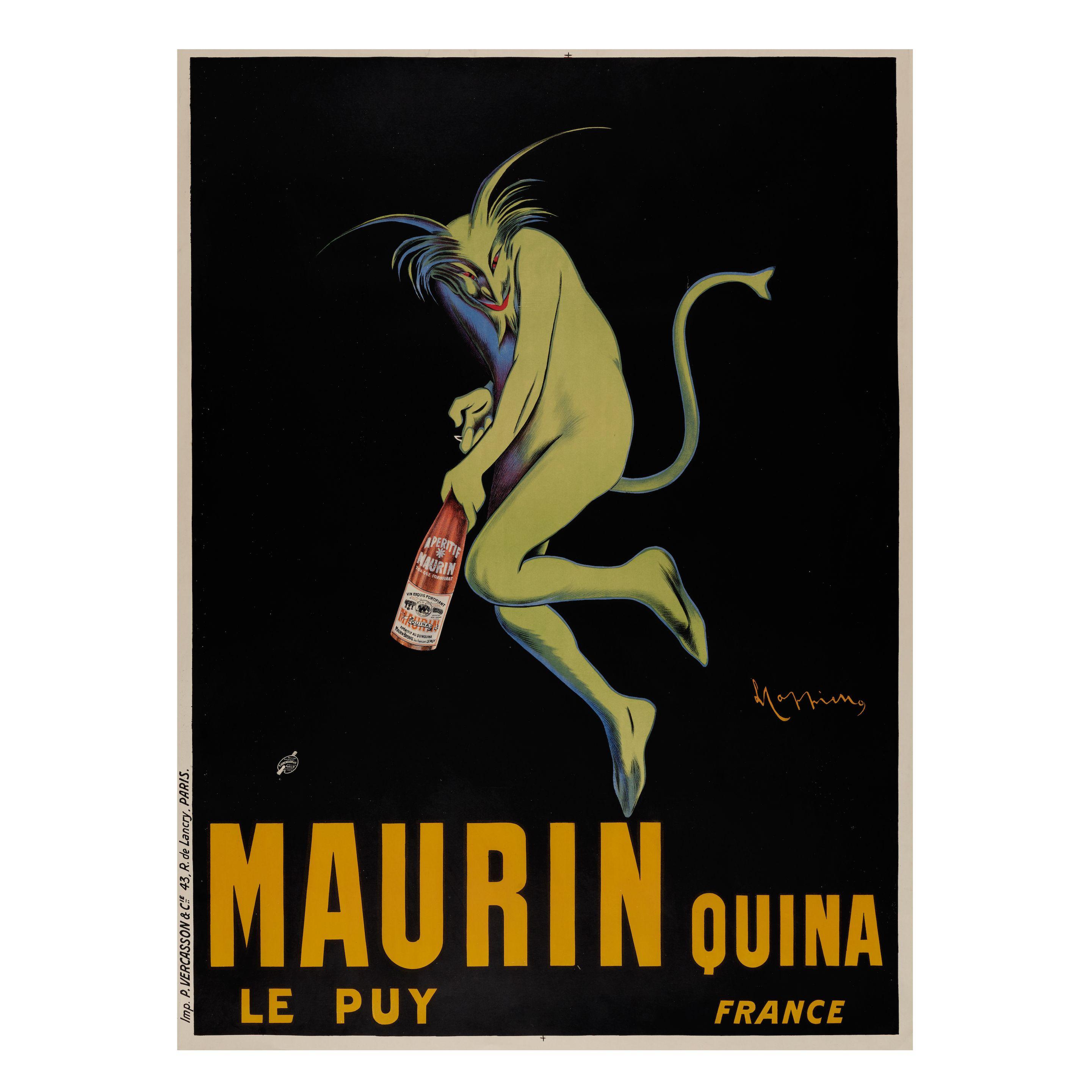 Leonetto Cappiello - Maurin Quina Le Puy Liqueur Devil Poster