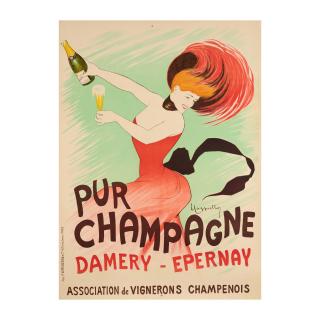 Leonetto Cappiello - Pur Champagne. Damery - Epernay