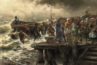 Leonhard Paulus - Sorting the day\'s catch