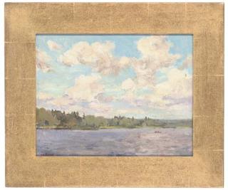 Leonid Baikov - Boating on the lake; A still afternoon; On the shore; and The track leading down to the lake