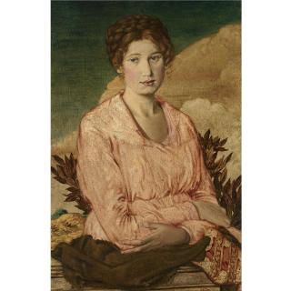 Leonid Evgenievich Feinberg - Girl With Braided Hair