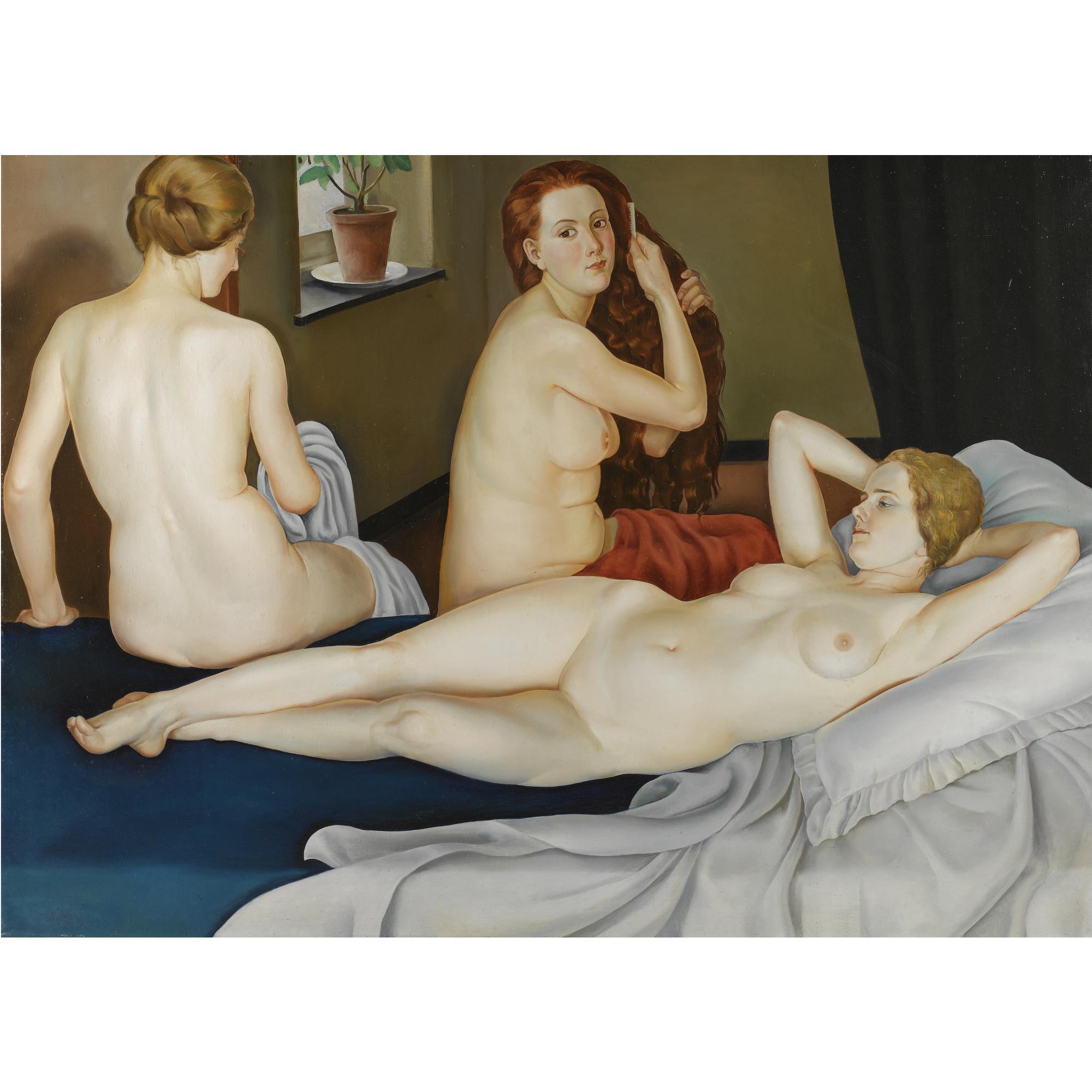 Leonid Frechkopf - Three Nudes