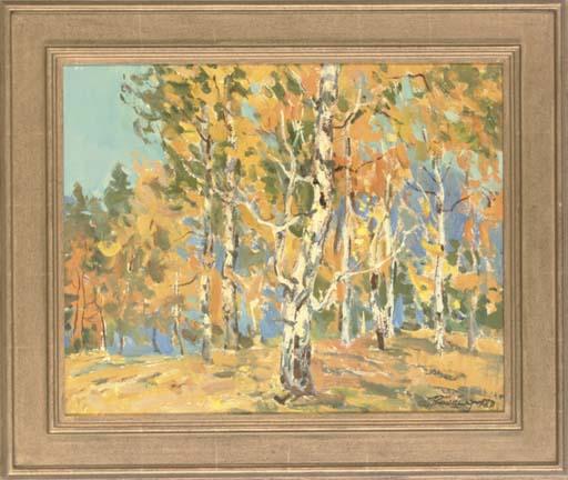 Leonid Ignatevich Vaishlya - Golden Autumn; Ranonka in the spring; and Korella in the summer