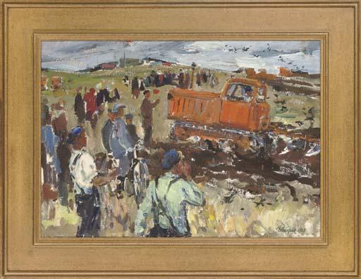 Leonid Ignatevich Vaishlya - The ploughing competition; and Departing from the quay