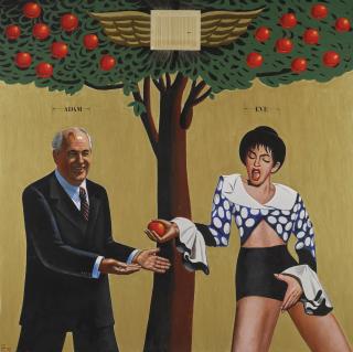 Leonid Lamm - Untitled (Gorby And Madonna)