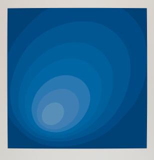 Leonid Lerman - Untitled - Blue Ombre