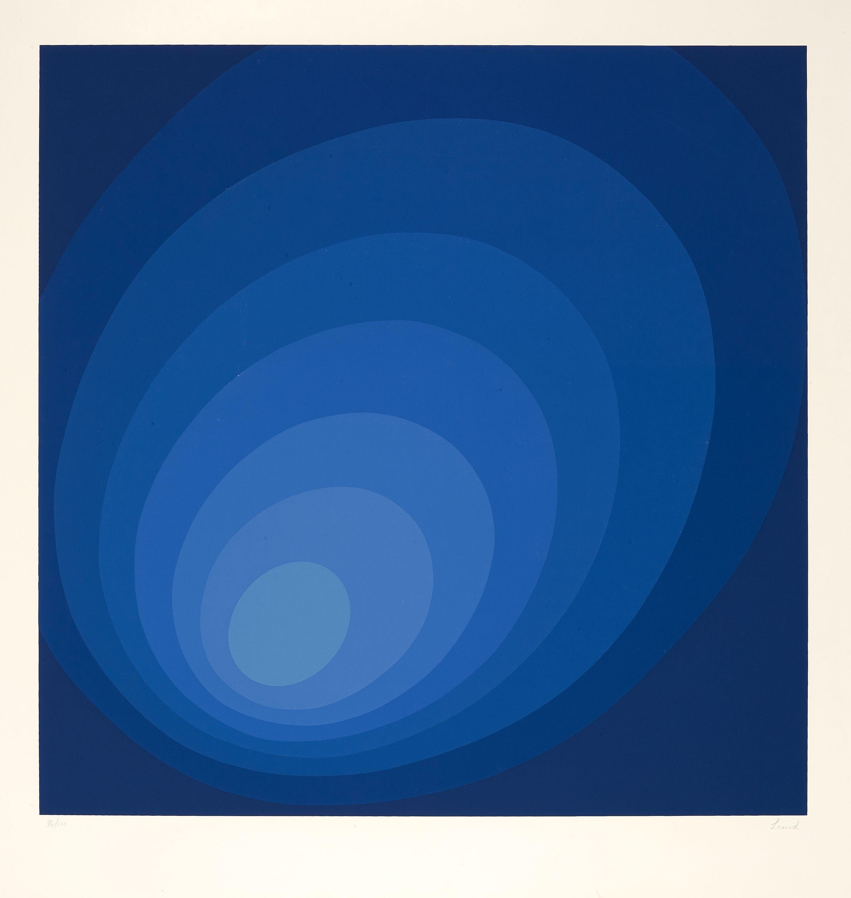 Leonid Lerman - Untitled - Blue Ombre