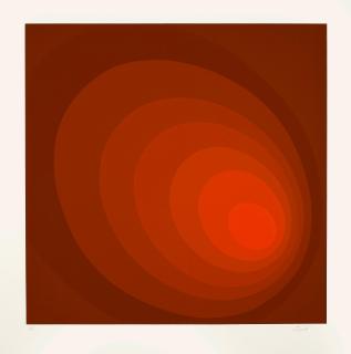 Leonid Lerman - Untitled - Red Ombre