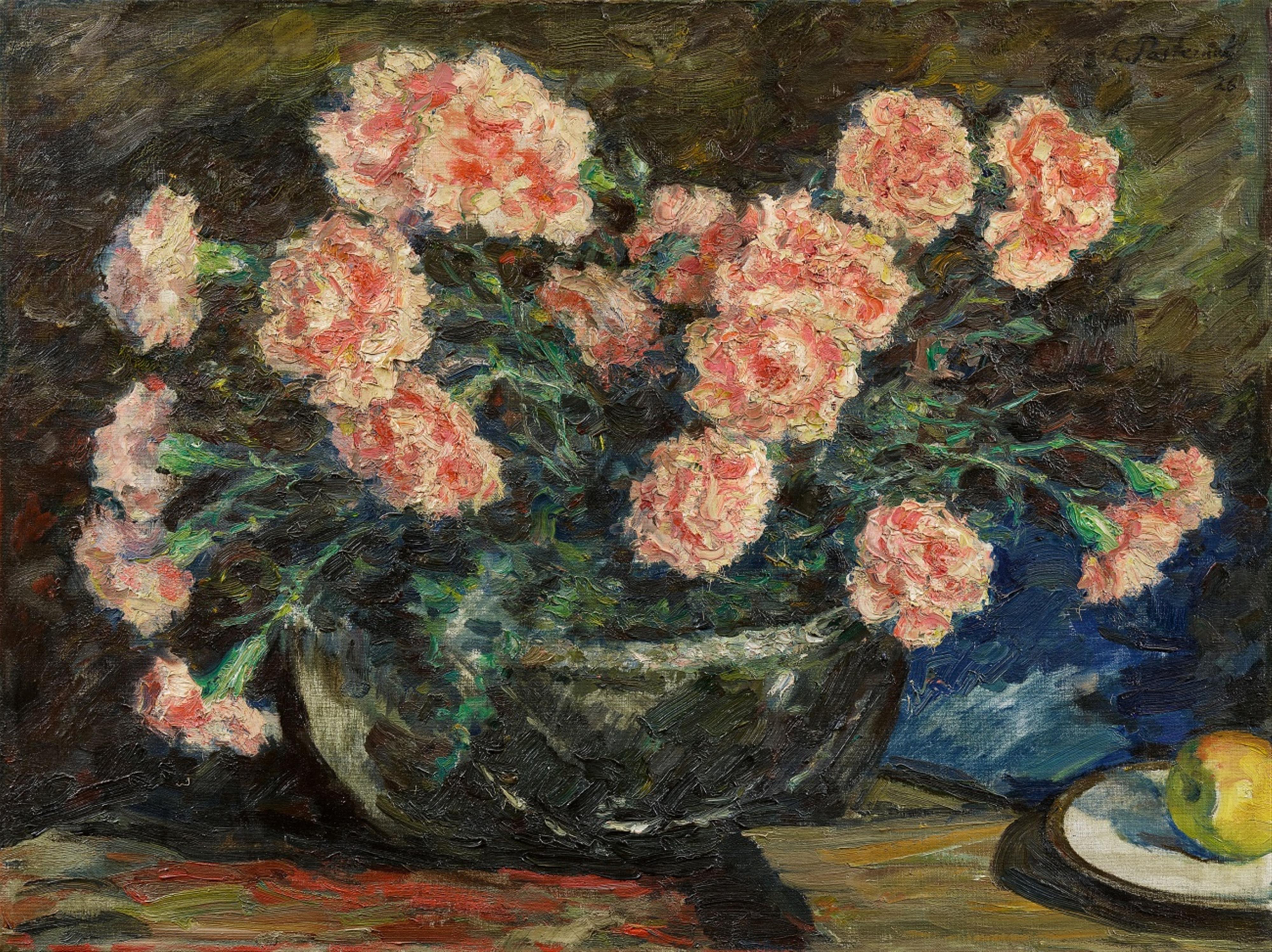 Leonid Ossipowitsch Pasternak - Stillleben mit Nelkenstrauß