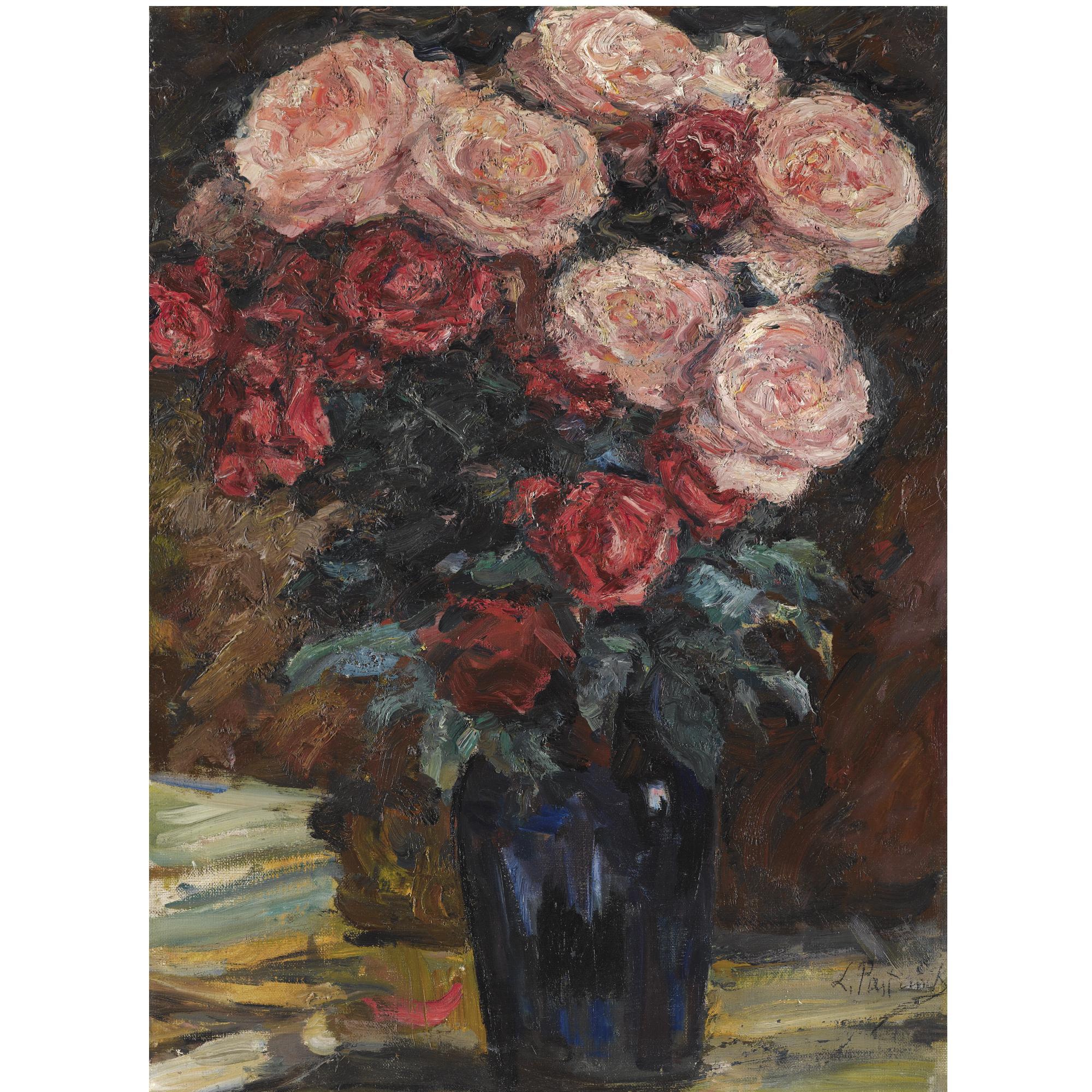 Leonid Pasternak - Still Life With Roses