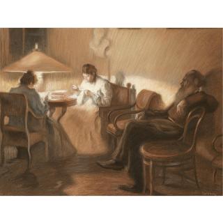 Leonid Pasternak - Tolstoy At Home