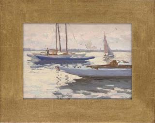 Leonid Petrovitch Baikov - Sailing past the moored boats; The regatta; Delivering the supplies; and Boarding the plane