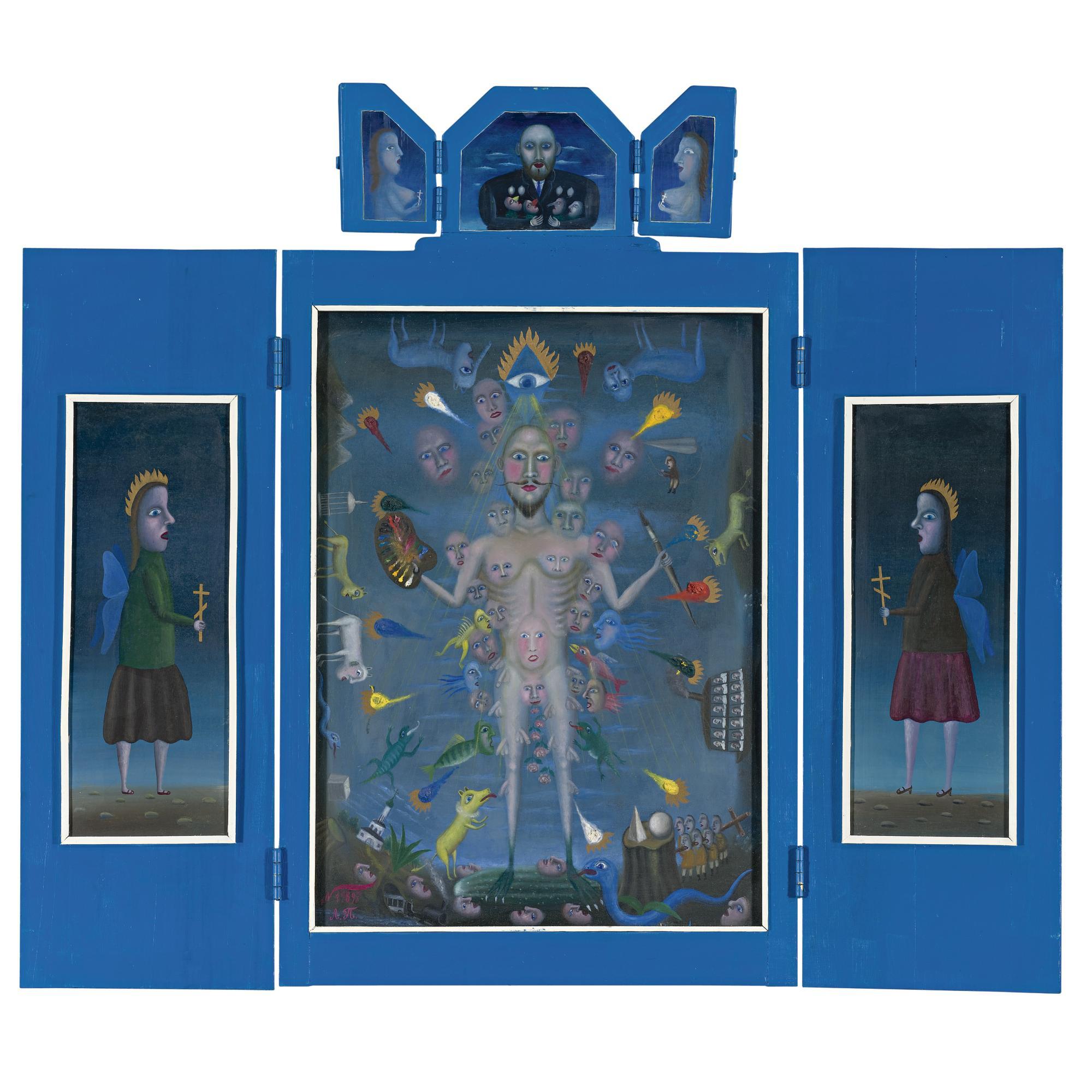 Leonid Purygin - Russian Artist\'S Triptych