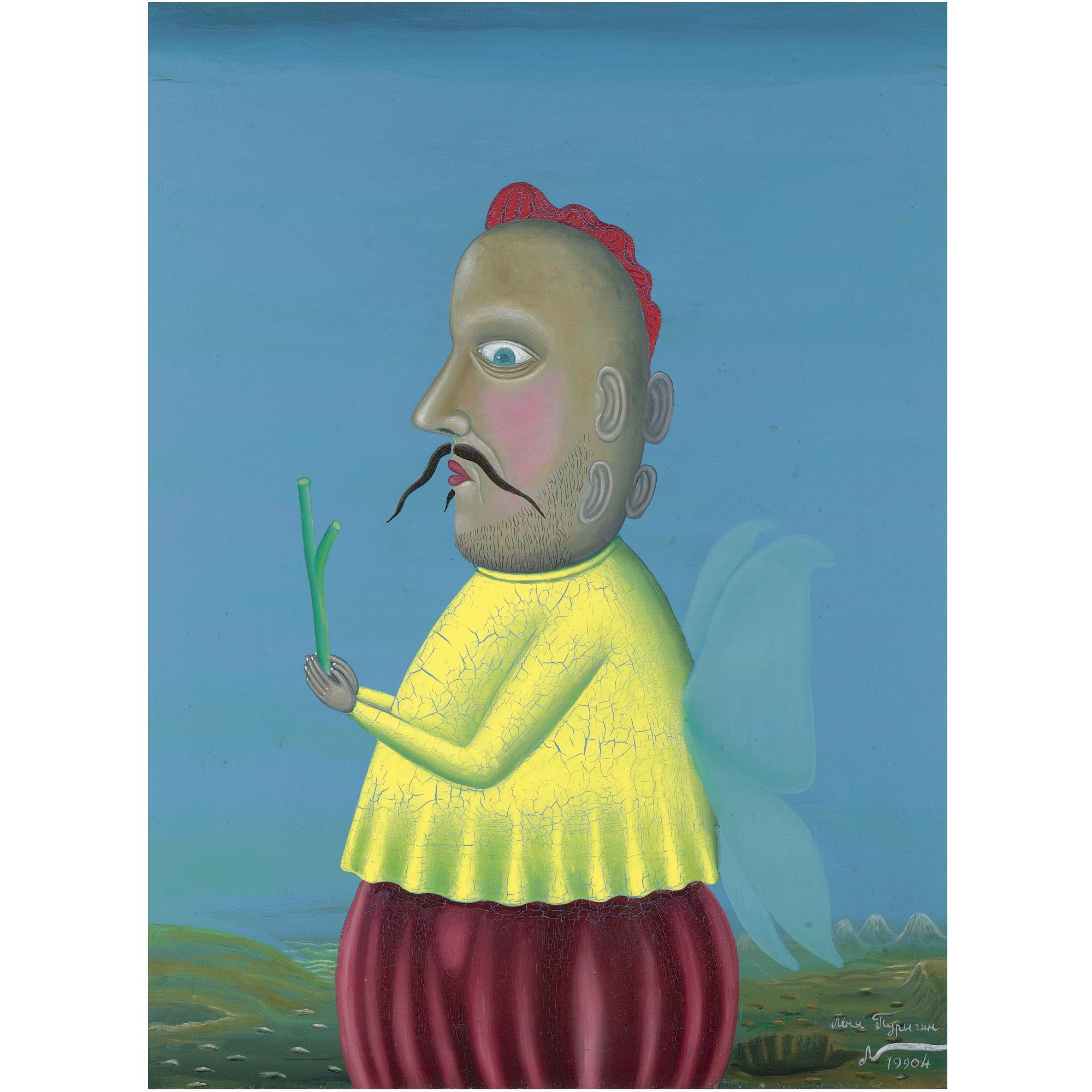 Leonid Purygin - Self Portrait With Eight Ears And A Universal Love Stick In My Hands