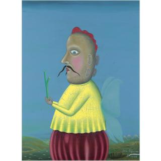 Leonid Purygin - Self Portrait With Eight Ears And A Universal Love Stick In My Hands