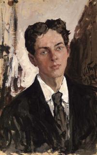 Leonid Viktorovich Turzhanskii - Portrait of A Young Man