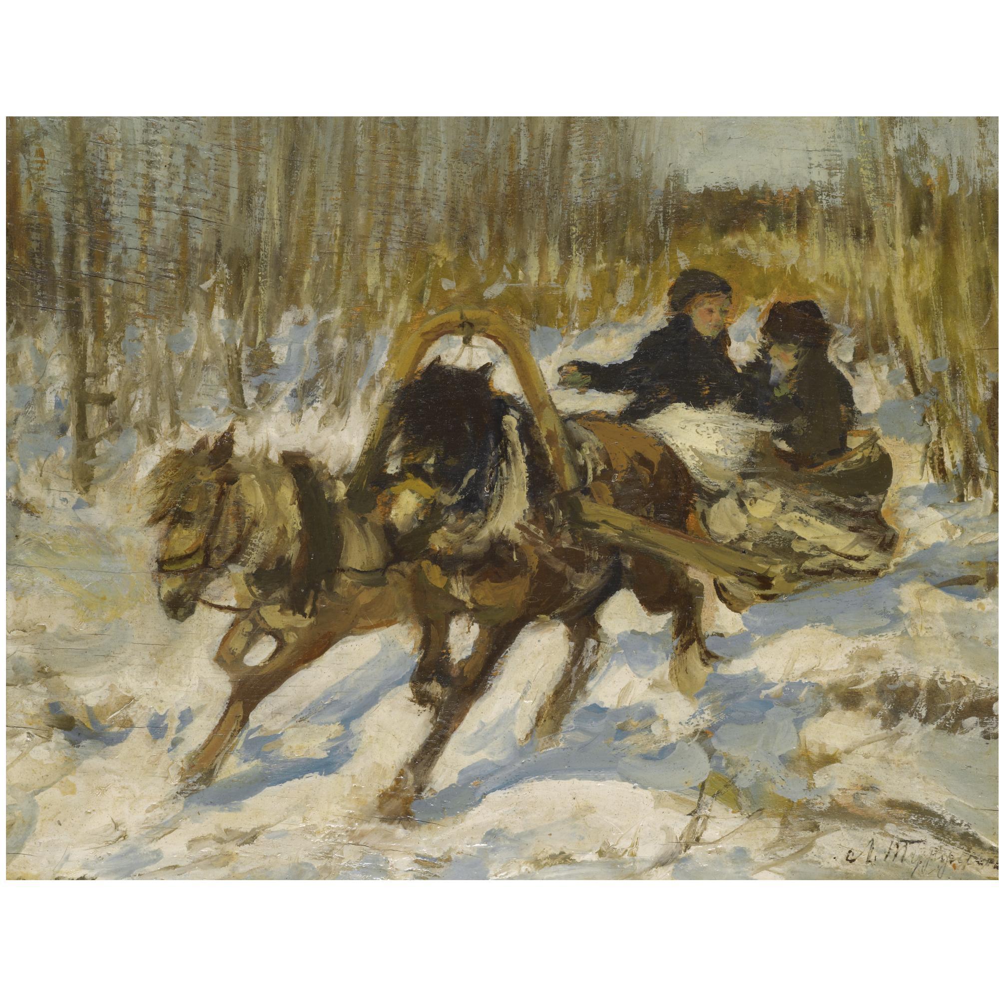 Leonid Viktorovich Turzhansky - Sleigh Ride