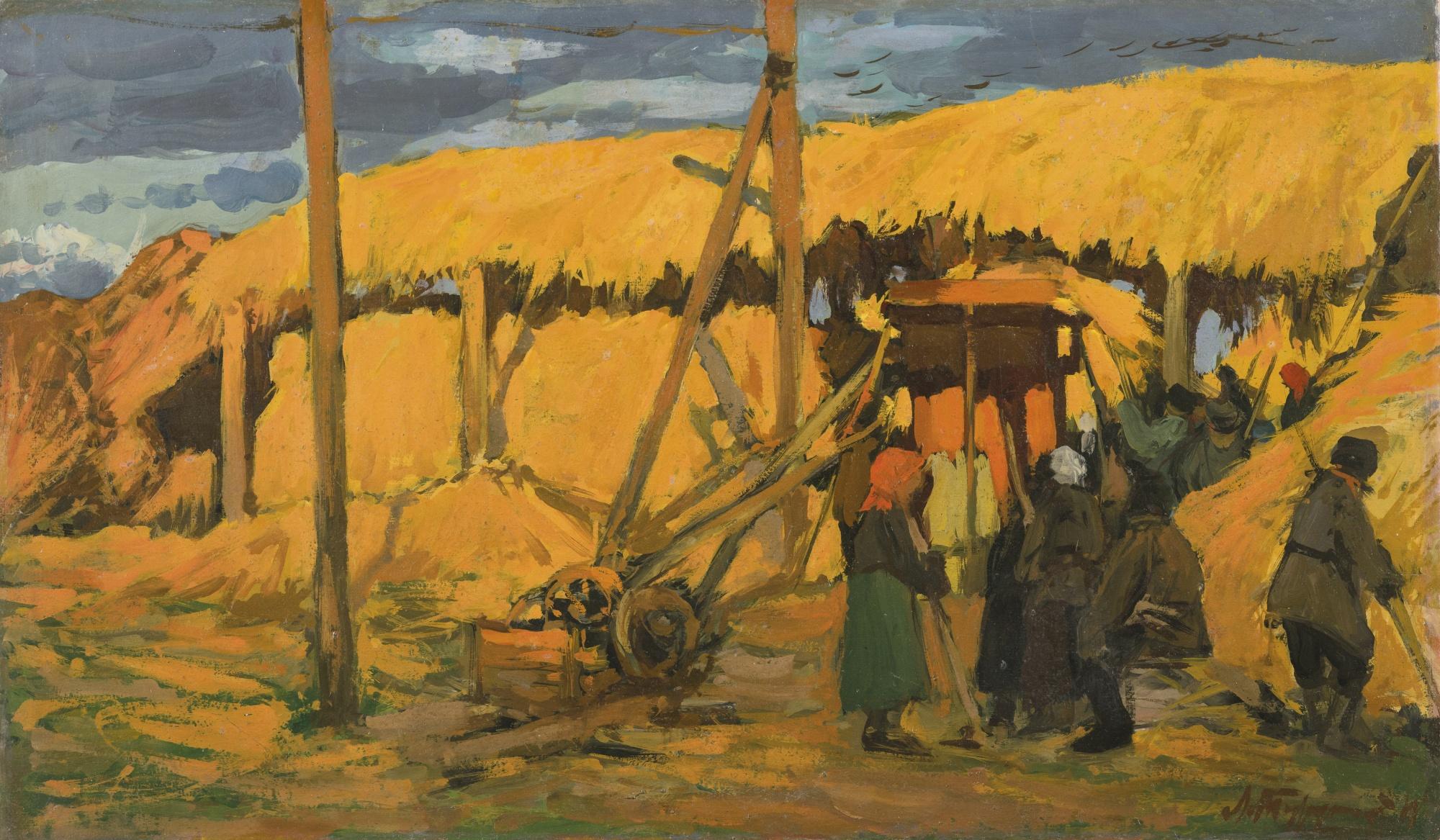 Leonid Viktorovich Turzhansky - Threshing