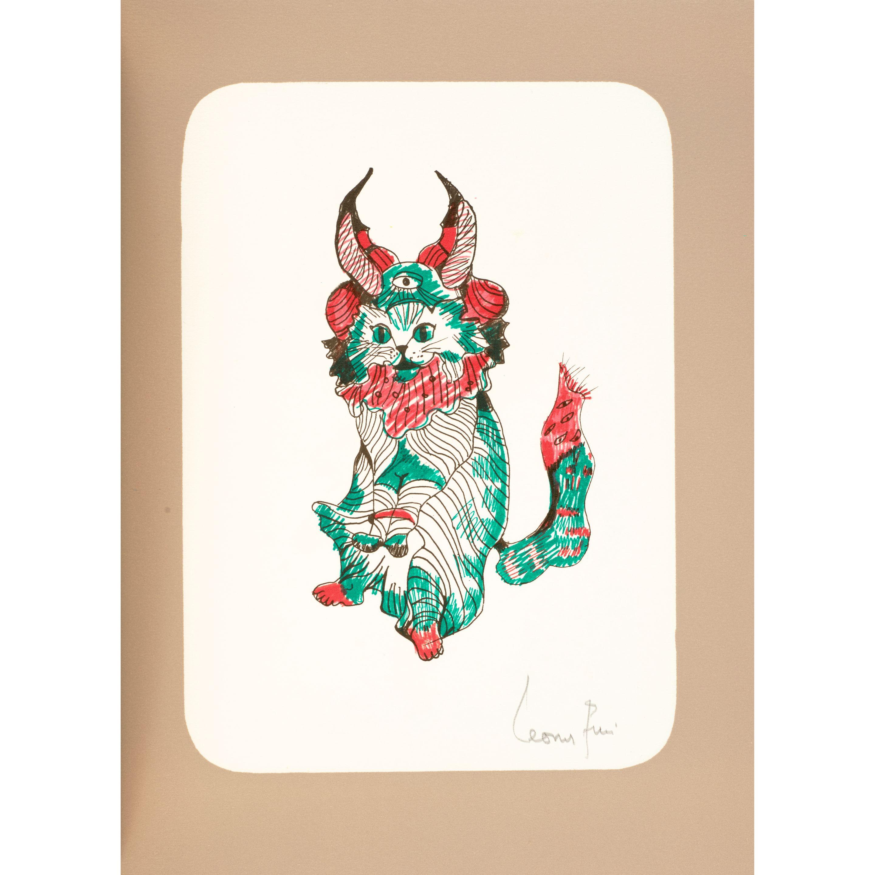 Leonor Fini - La grande parade des chats (The Great Parade of the Cats) (60 works)