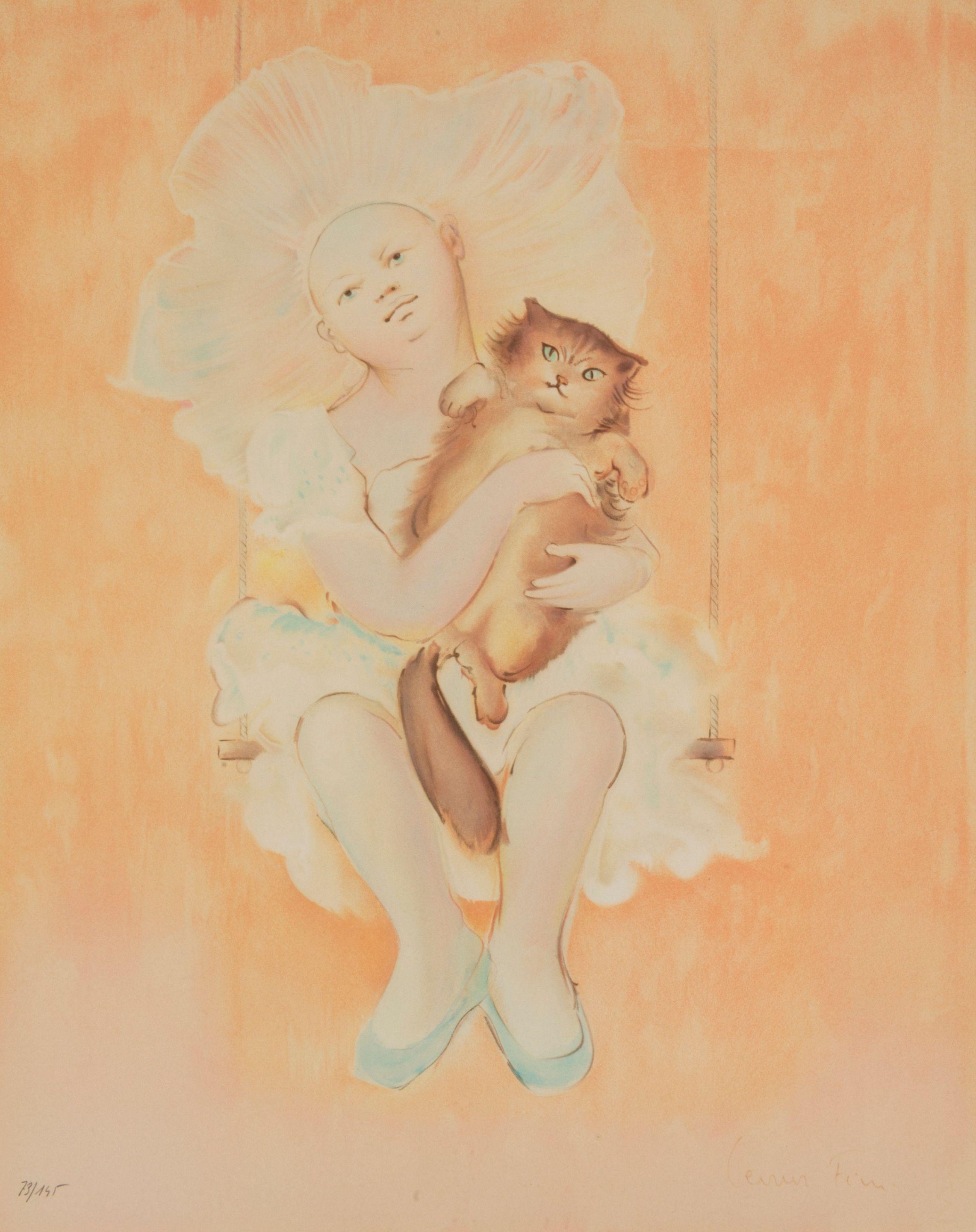 Leonor Fini - La jeune fille au chat