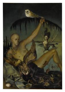 Leonor Fini - L’Homme Aux Chouettes (L’Homme Aux Hiboux)