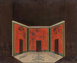 Leonor Fini - Maquette de théâtre, Roman antiquity I