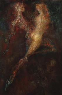 Leonor Fini - Obscure Rencontre (Deux Figures Surréalistes)