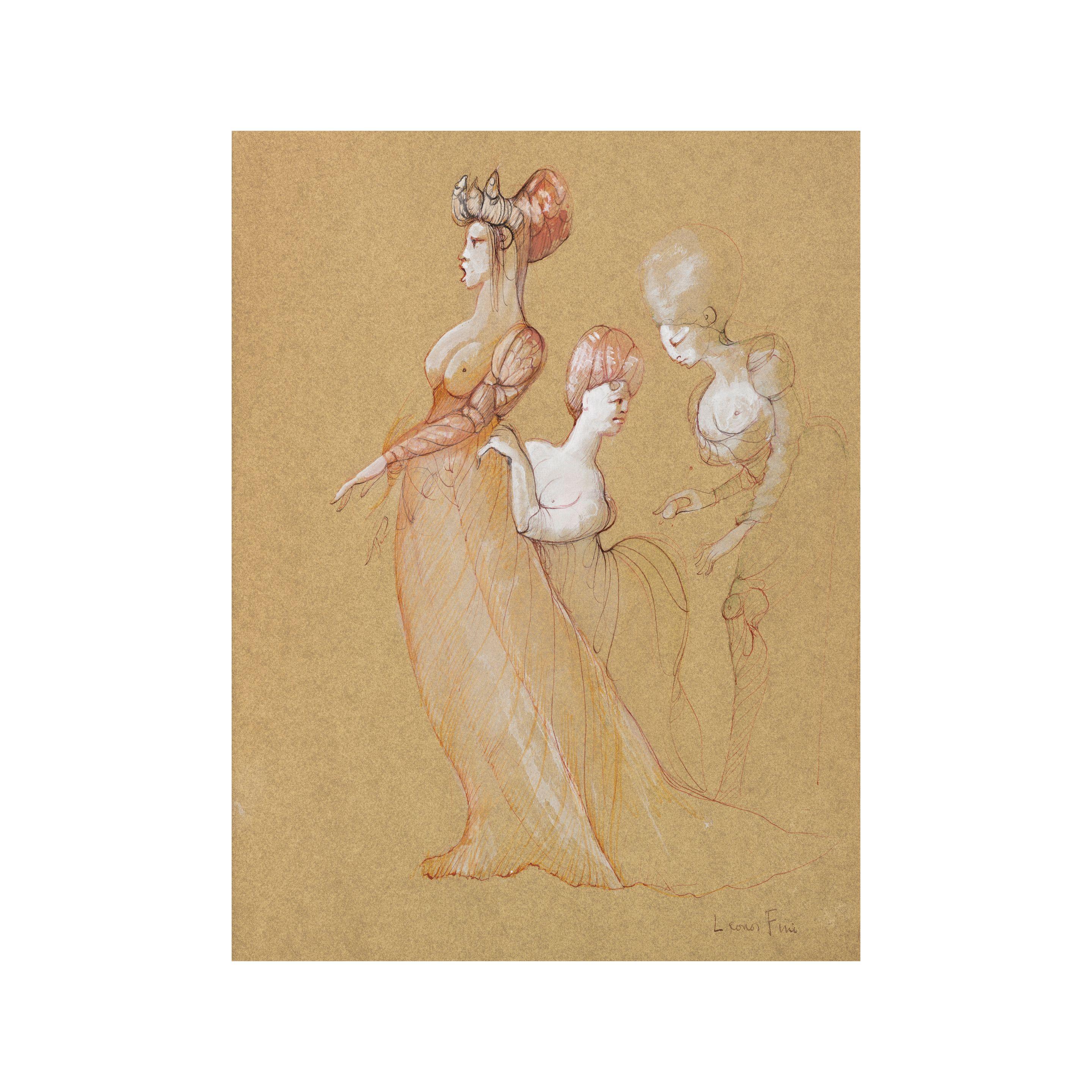 Leonor Fini - Sans titre (Fête galante)