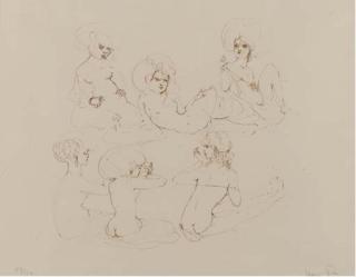 Leonor Fini - Six graces